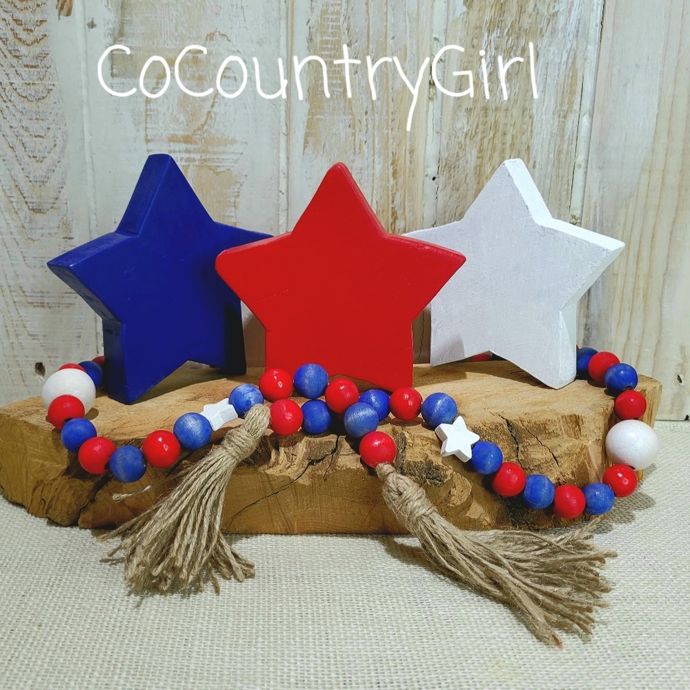 Farmhouse Solid Wood Stars